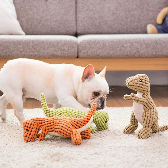 Chien Peluche Dinosaure